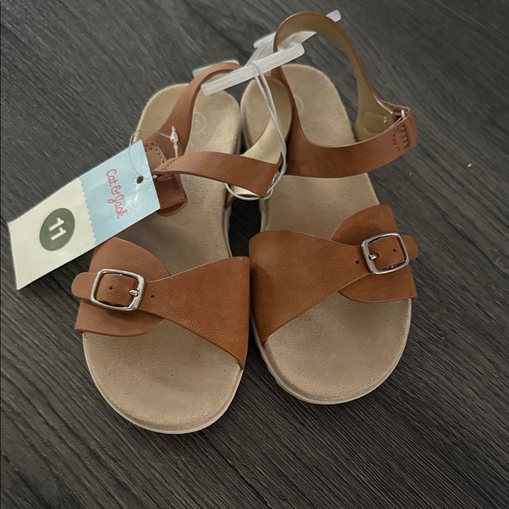 Target Tan Sandals with Buckle